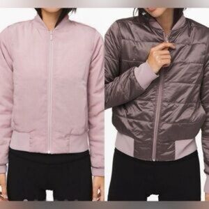 Lululemon | Non-Stop Bomber *Reversible | 
Smoky Blush / Brown | Size 4